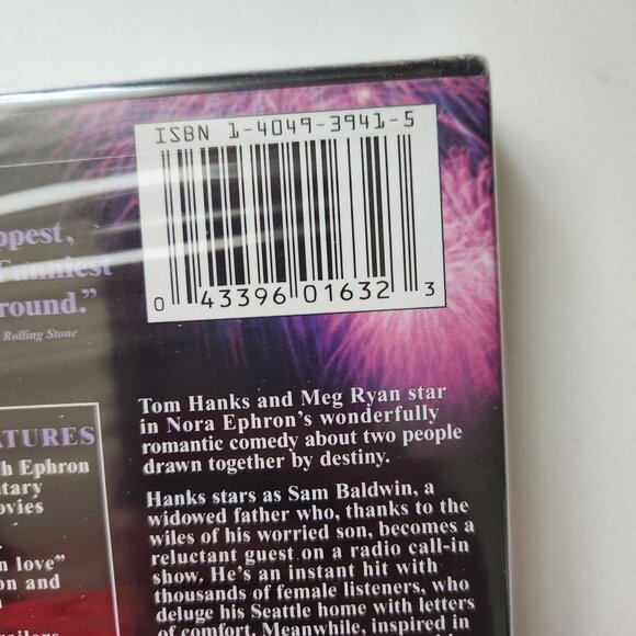 Sleepless In Seattle 10th Anniversary DVD Tom Hanks Meg Ryan New Sealed Romantic - Picture 4 of 5